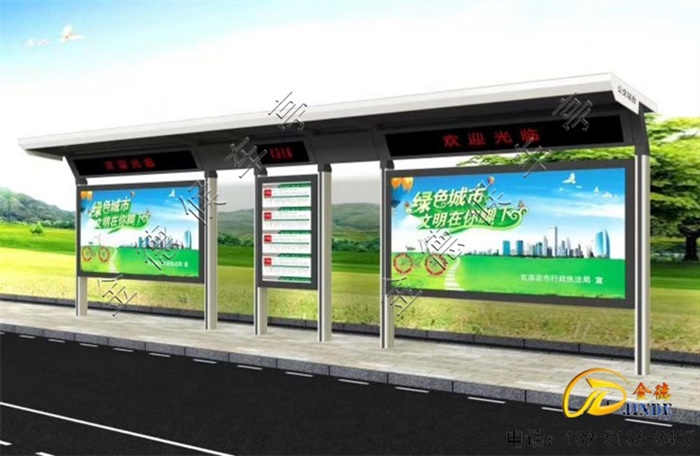 安徽新一批候车亭发货了