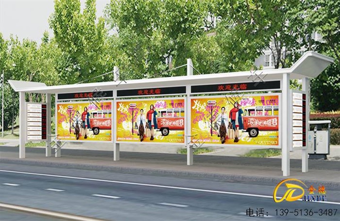 河南第二批候车亭发货了