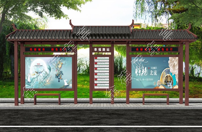 JD-仿古候车亭018